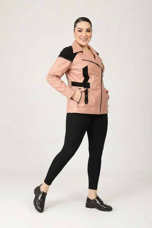 ZARYA Kadın Oversize Hakiki Deri Ceket